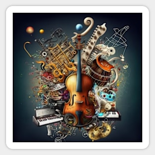 Music Art Sticker